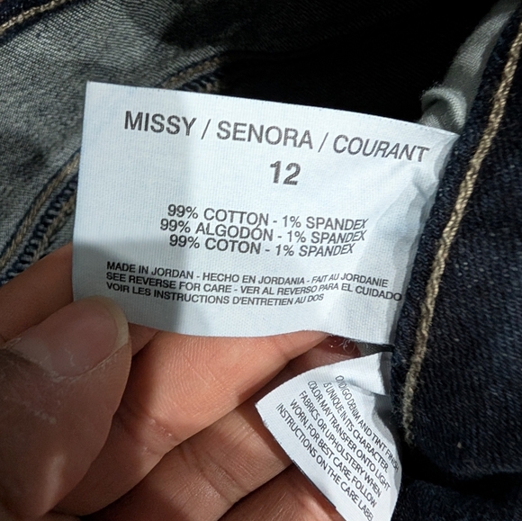 Nine West Vintage America Collection Matchstick Skinny Jeans Size 31/12r - Picture 5 of 5